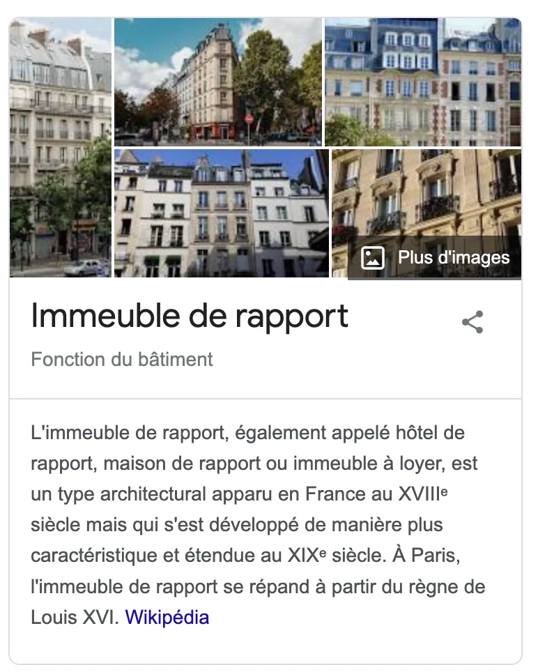 Immeuble de rapport investissement locatif de 2023